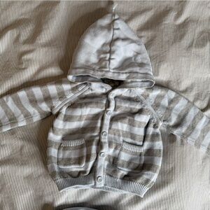 Angel Dear baby boy striped sweater 2pc set 9-12M